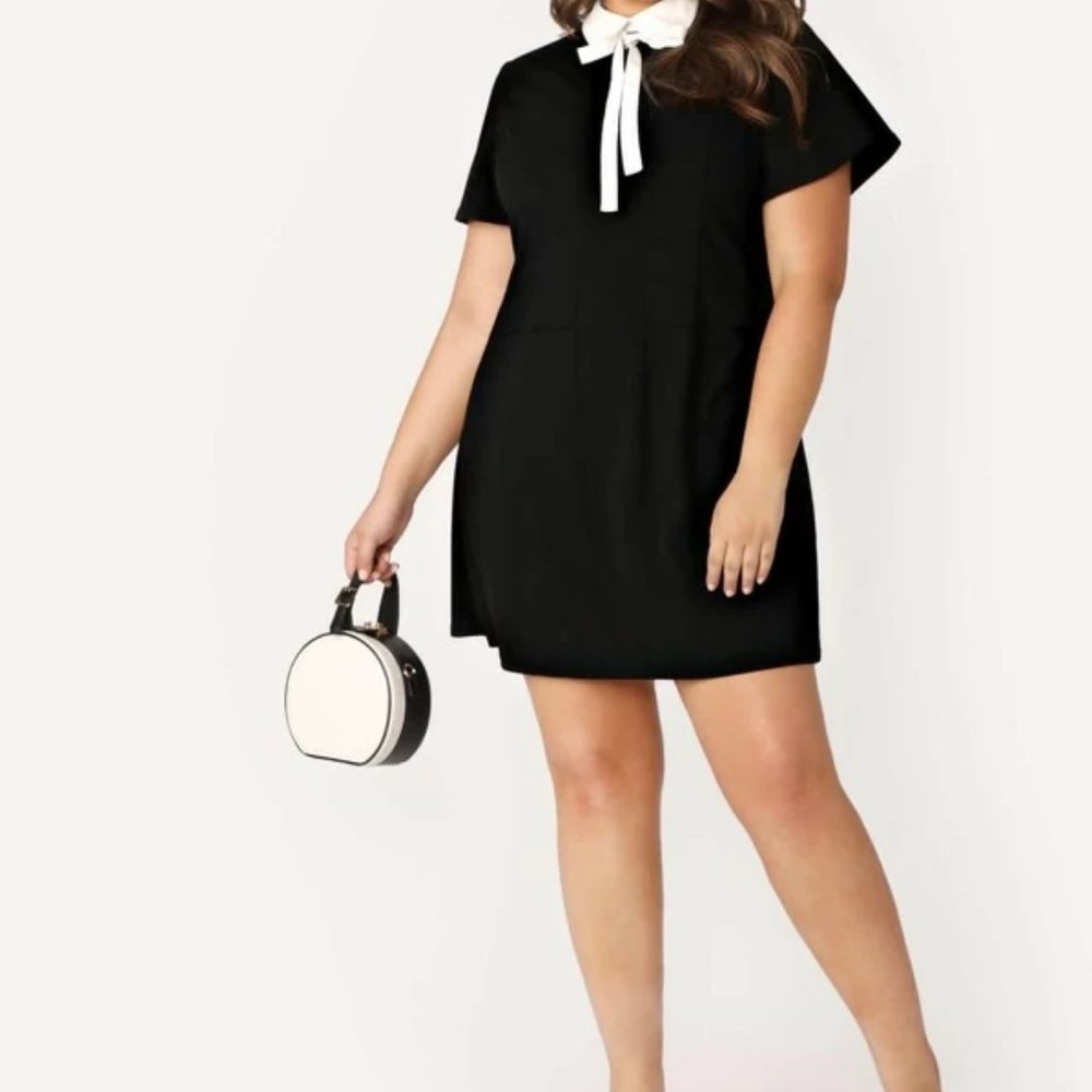 Black Collared Dress